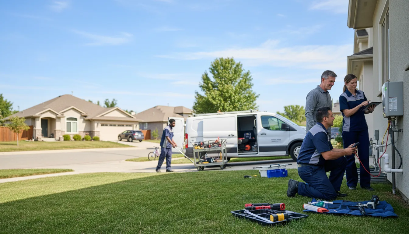 Tankless water heater service in Hawkins, WI